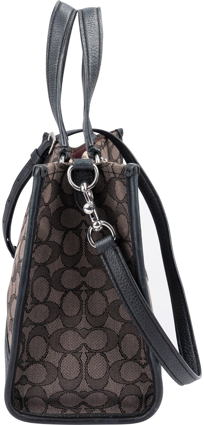 Coach Monogram Signature Jacquard Field Tote Handbag