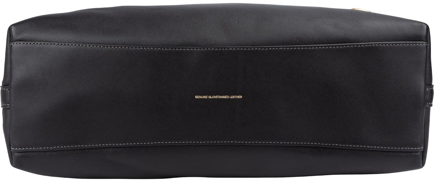 Coach Black Leather Big Cary Shoulder Bag