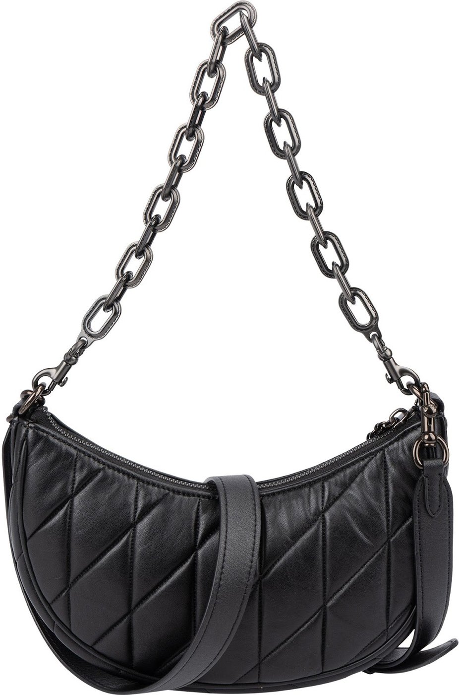 Coach Quilted Leather Luna Shoulder Crossbody Bag