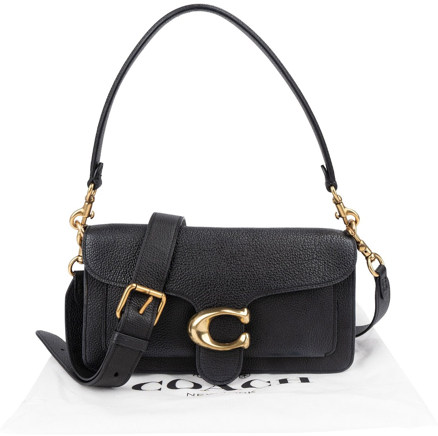 Coach Pebbled Leather Tabby Shoulder 26 Shoulder Bag