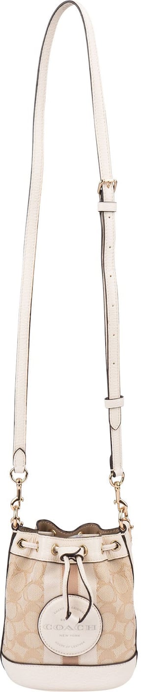 Coach Monogram Dempsey Bucket 15 Crossbody Bag