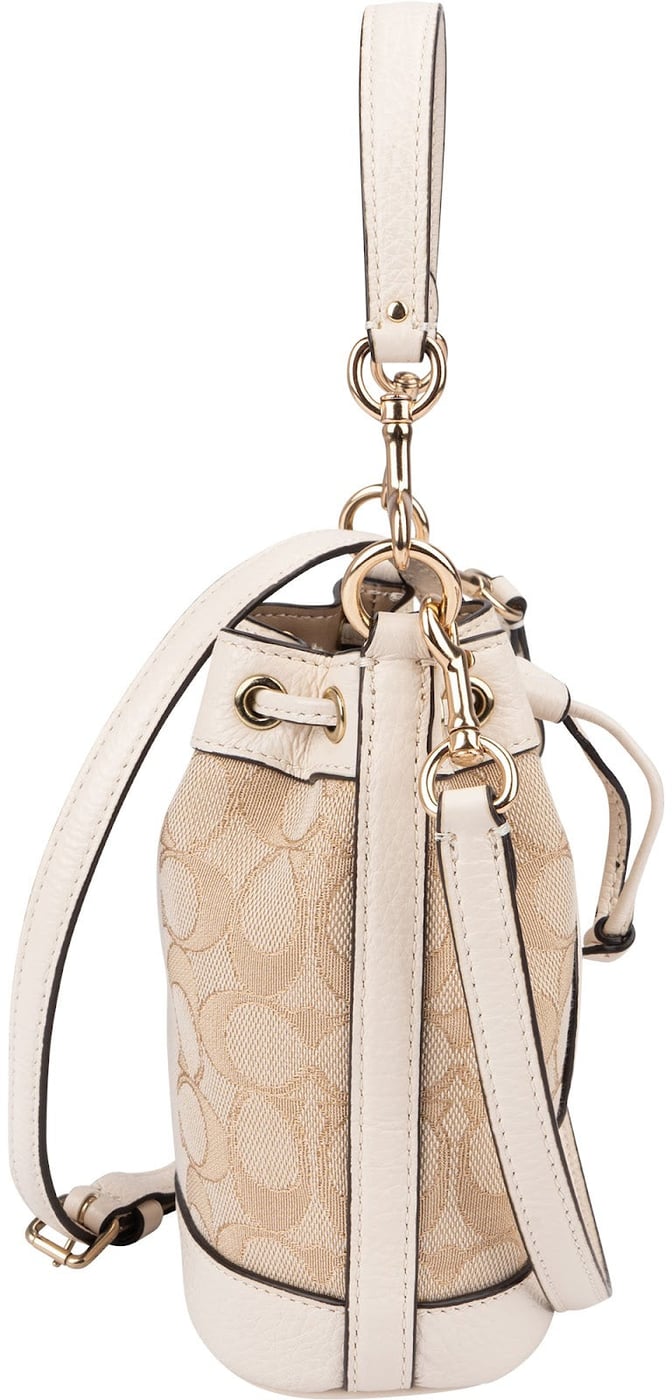 Coach Monogram Dempsey Bucket 15 Crossbody Bag