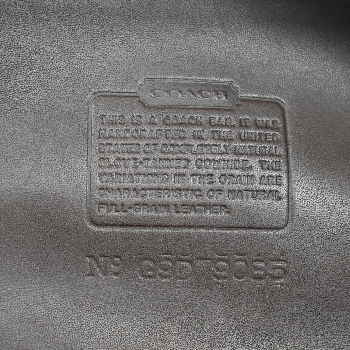Coach Shoulder Leather Medium