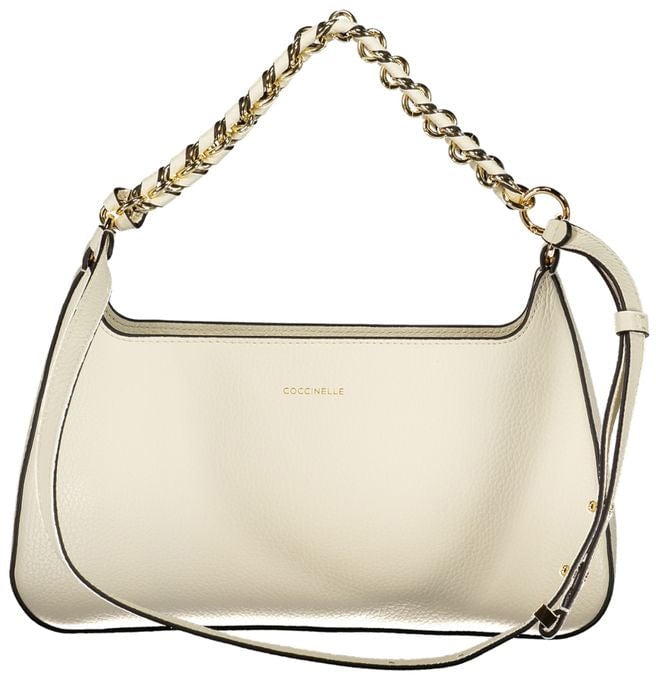 Coccinelle Bianco Leather Women's Bag