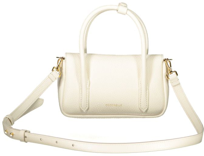 Coccinelle Bianco Leather Womens Bag