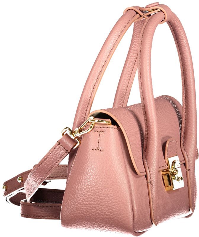 Coccinelle Pink Leather Handbag