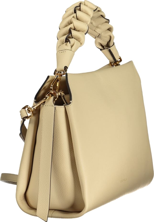Coccinelle Beige Leather Women Handbag