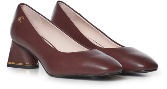 With Heel Bordeaux