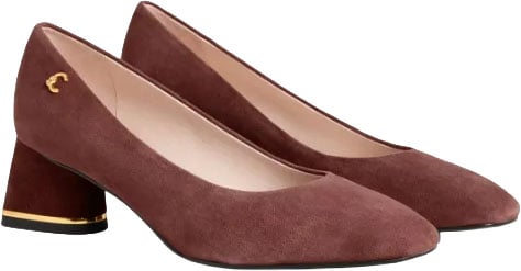 With Heel Bordeaux