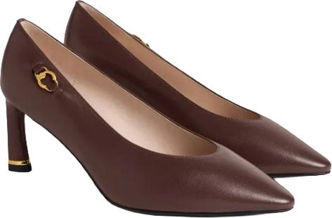 With Heel Bordeaux