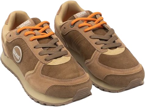 Colmar Brown Leather Low Top Sneakers