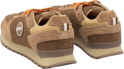 Colmar Brown Leather Low Top Sneakers