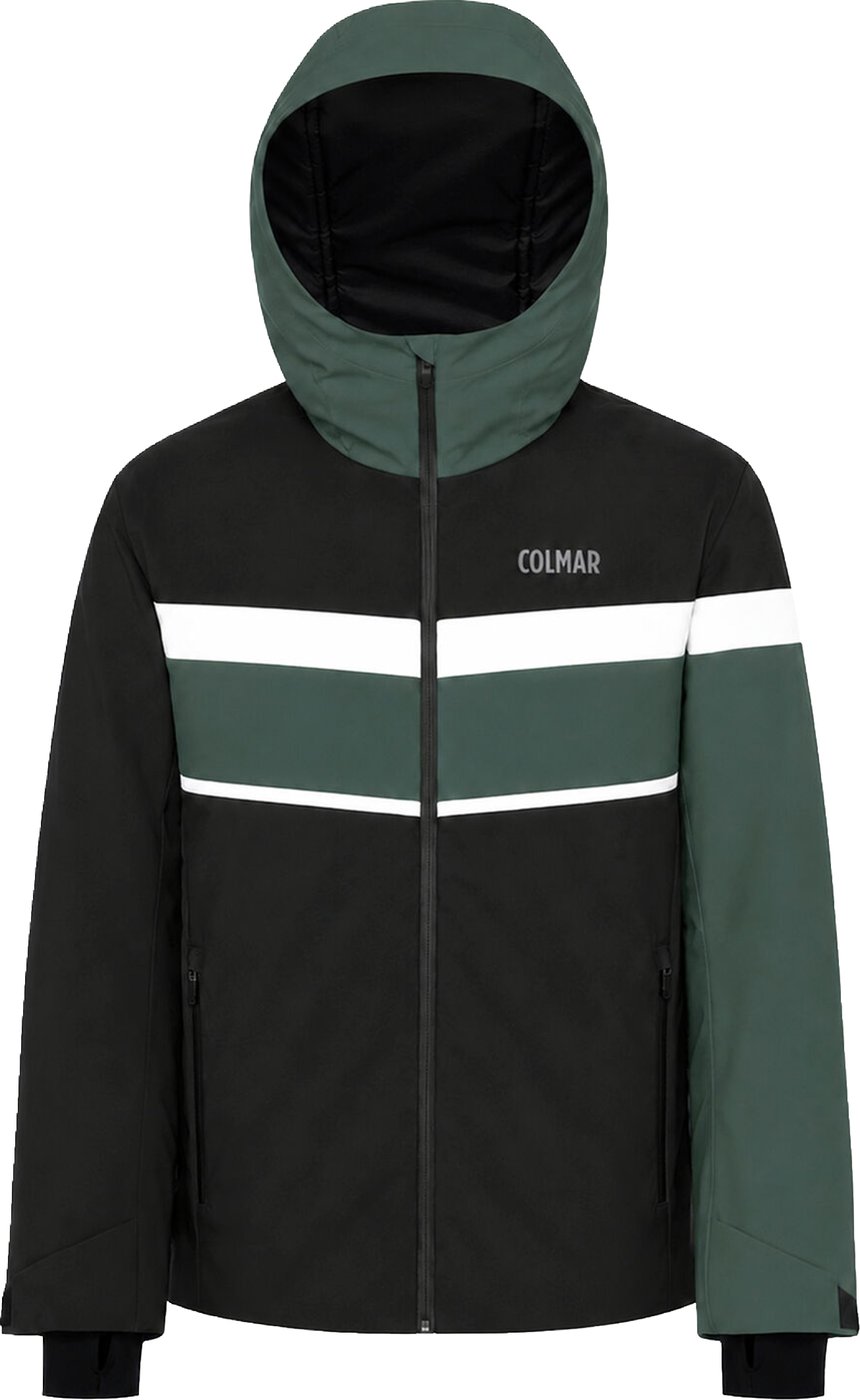 Coats Black-Hunter Green-White