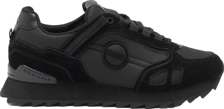 Colmar Black Leather Athletic Sneakers