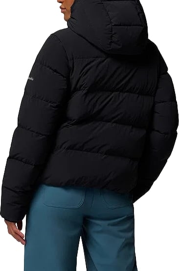 Columbia Amaze Hooded Puffer Jacket Dames Zwart