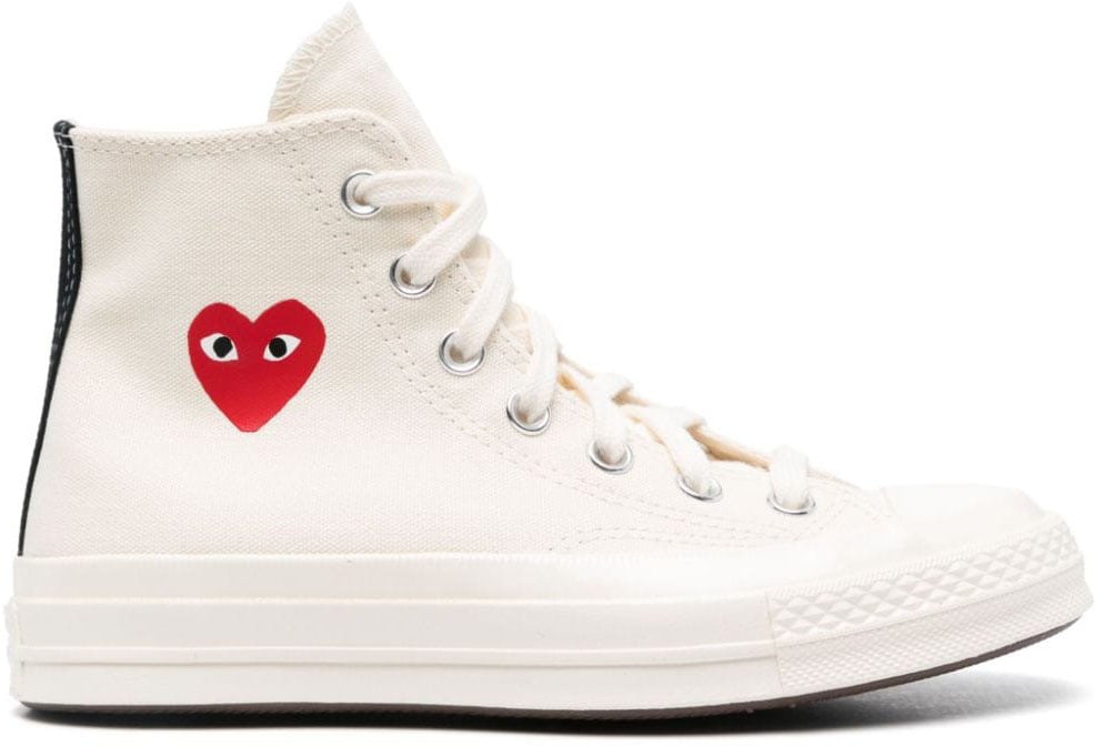 Comme Des Garcons Play x Converse Chuck 70 "Cream" sneakers