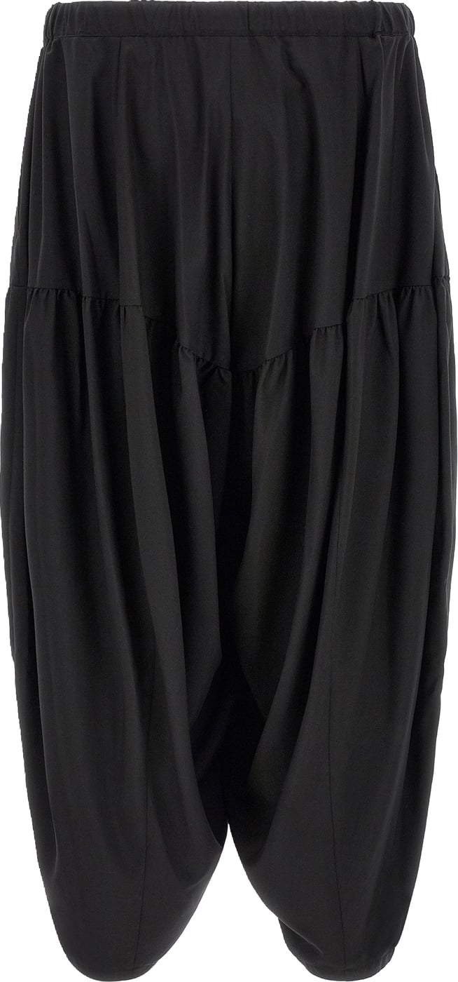 Comme Des Garcons Black Barrel Leg Pants