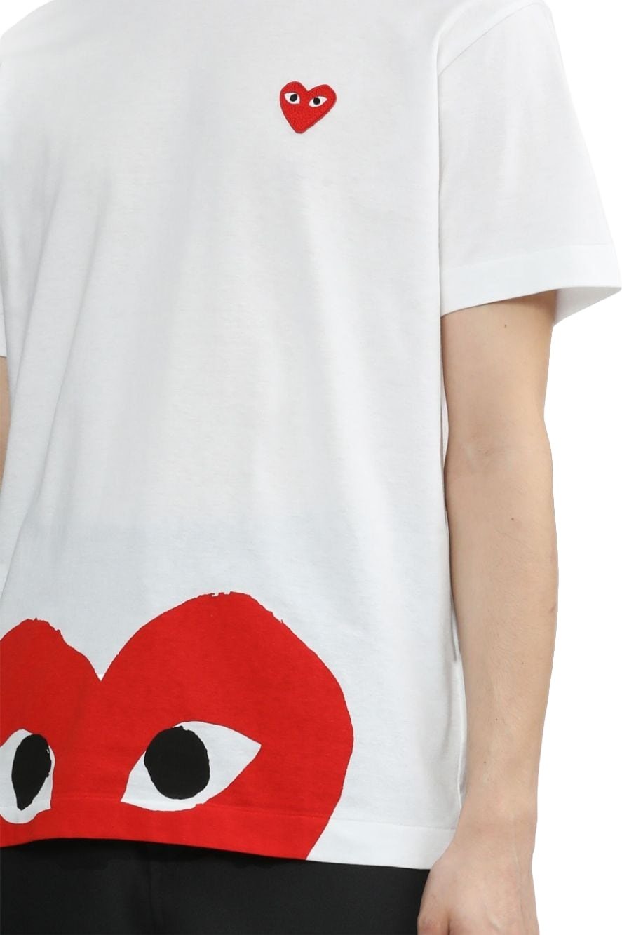 Comme Des Garcons Red Heart cotton t-shirt