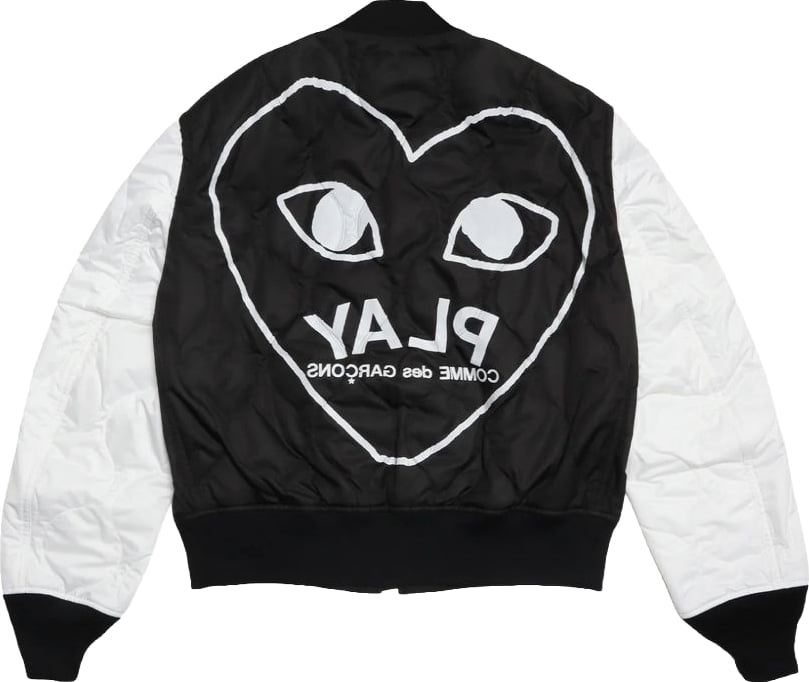 Comme Des Garcons Black Emblem bomber jacket