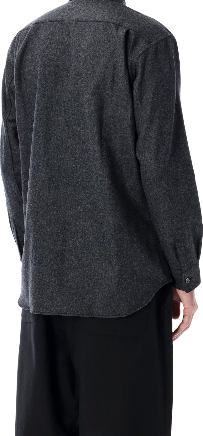 Wool Overshirt Dk Grey