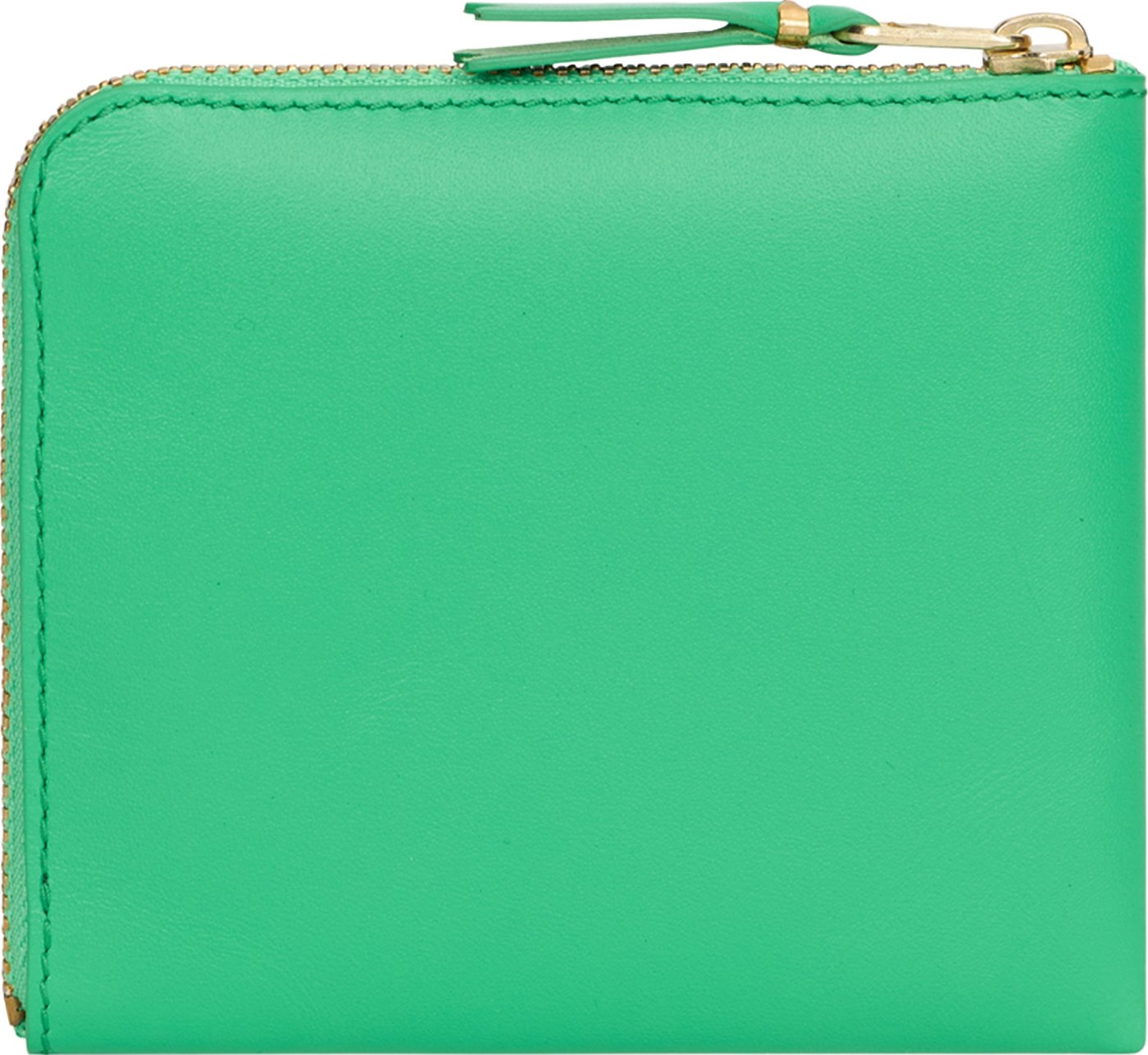 Wallet with zip closure
