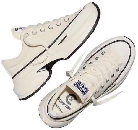 Converse Black And White Textile Chunky Sneakers