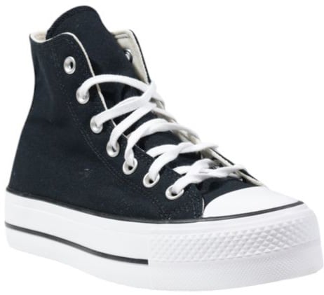 Converse Black Polyester High Top Sneakers