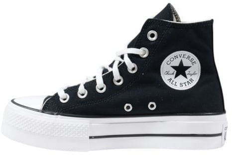 Converse Black Polyester High Top Sneakers