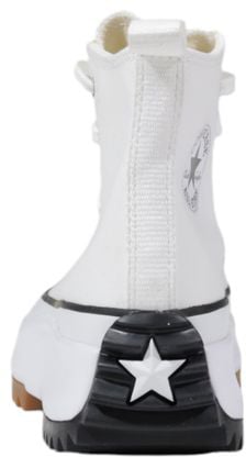 Converse White Fabric High Top Sneakers
