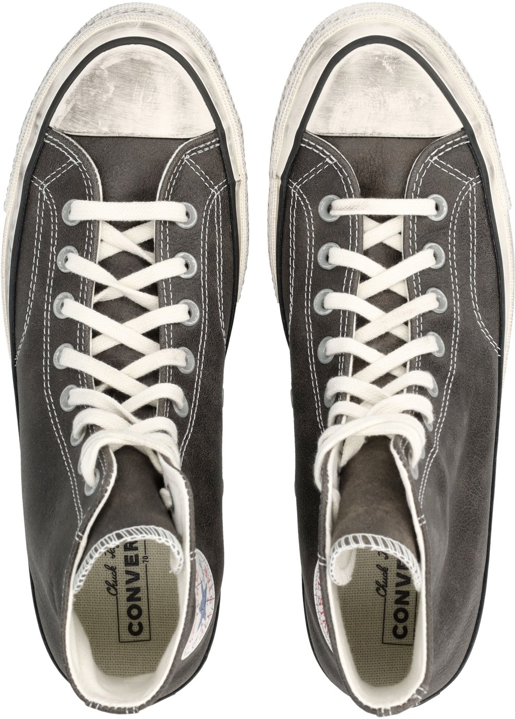 Chuck 70 Burnished Leather Nero