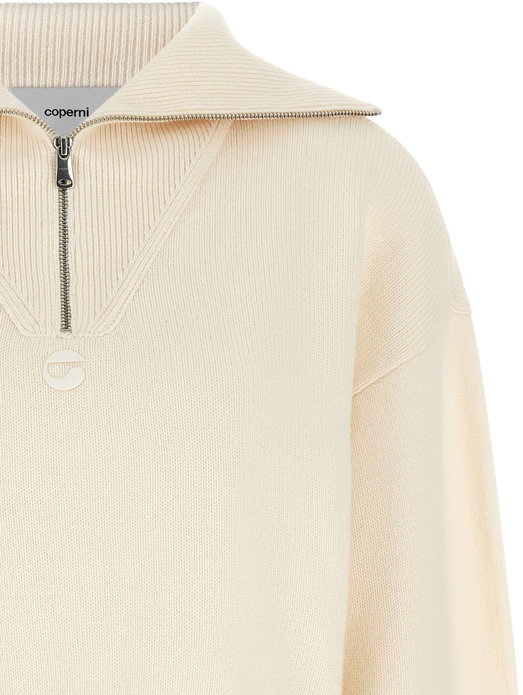 Coperni White Cashmere Cardigan