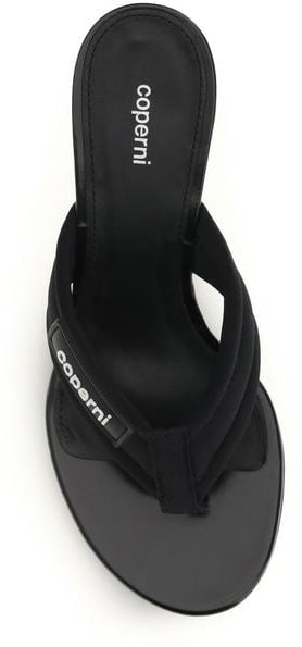 Coperni Black Polyamide Wedge Sandals