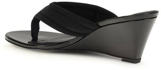 Coperni Black Polyamide Wedge Sandals