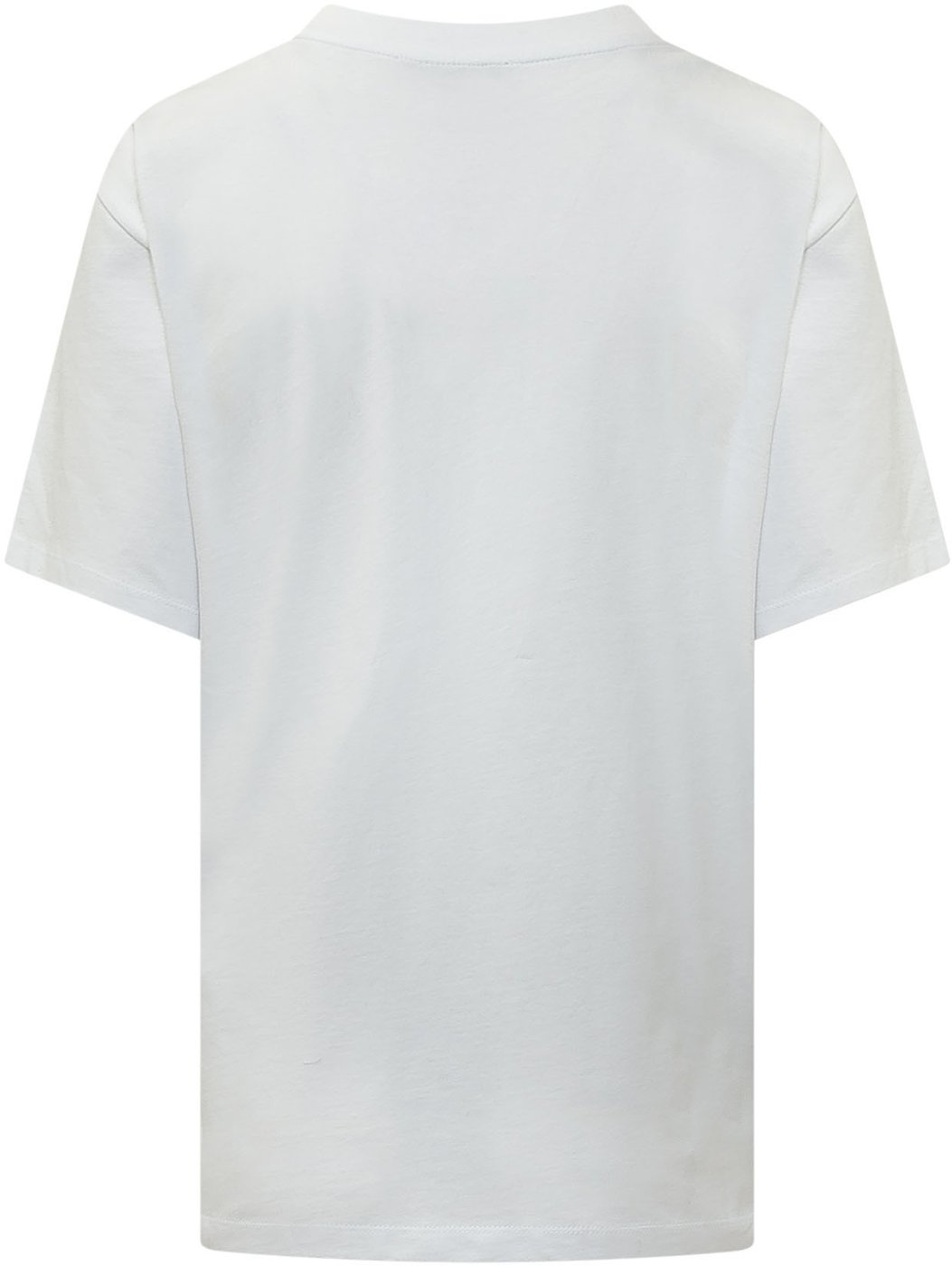 T-shirt con Nodo sulla Spalla