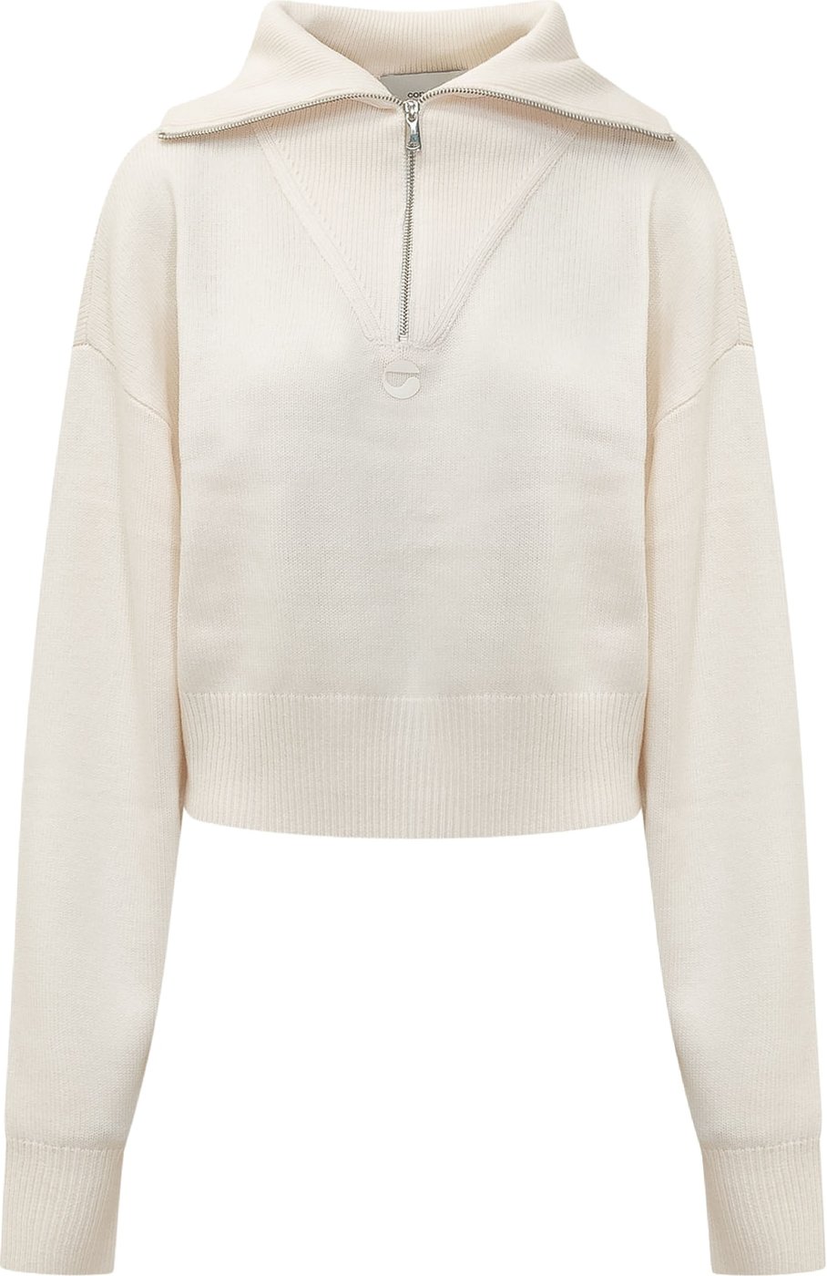 Maglia Corta con Collo Alto e Zip
