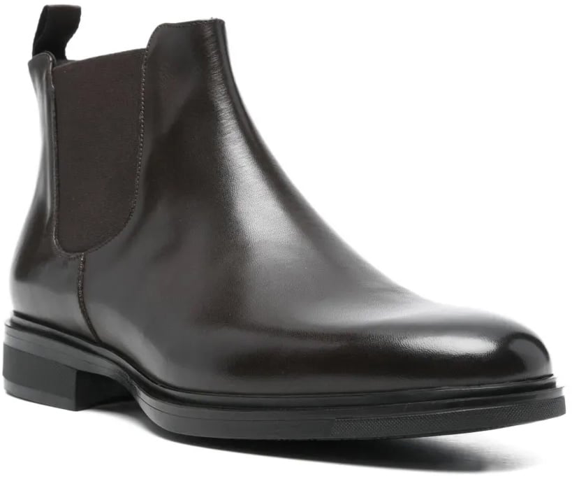 boots brown leather