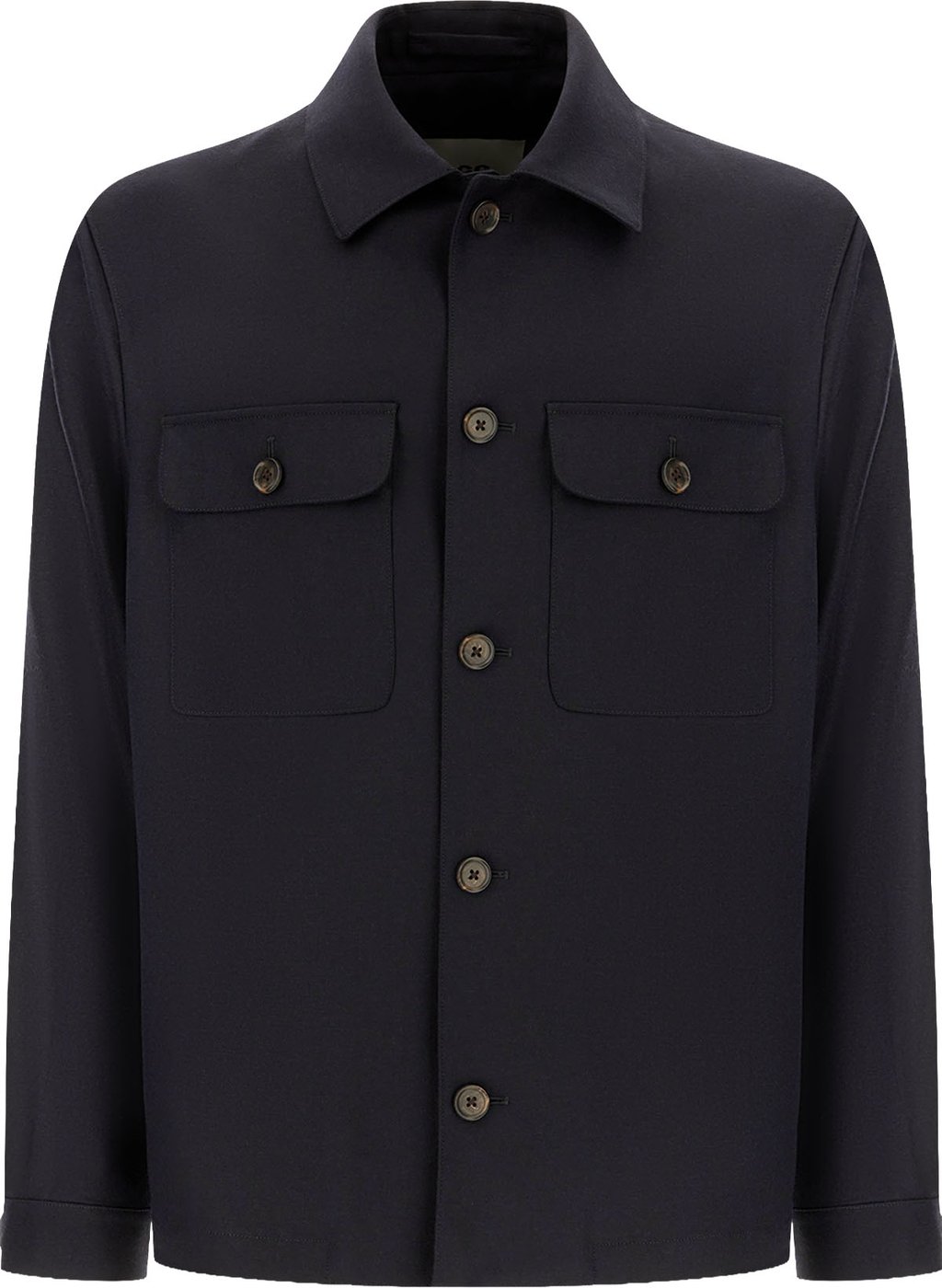 Corneliani Midnight blue stretch nylon blazer