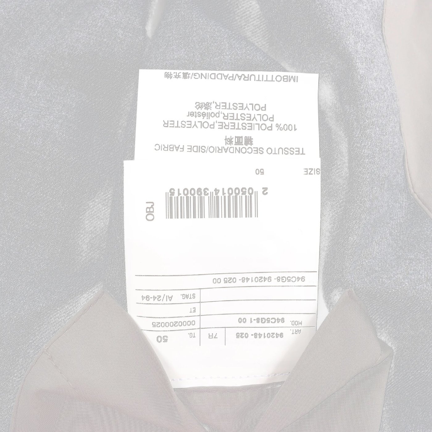 Corneliani Zip Gilet in Gray, Size 50 IT
