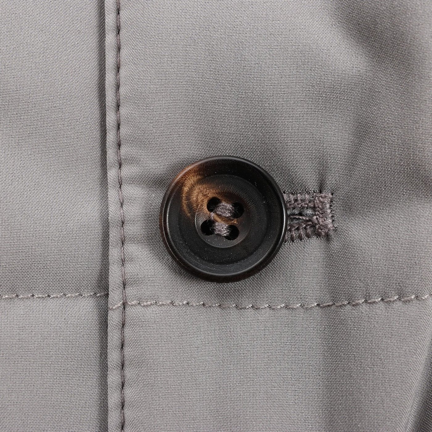 Corneliani Zip Gilet in Gray, Size 50 IT