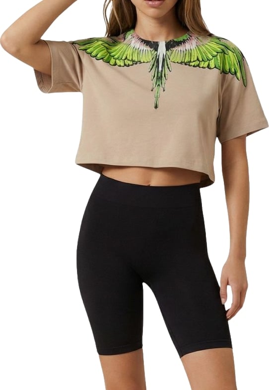 County of Milan Beige Cotton T-Shirt