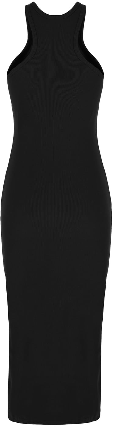Courreges Black stretch cotton dress