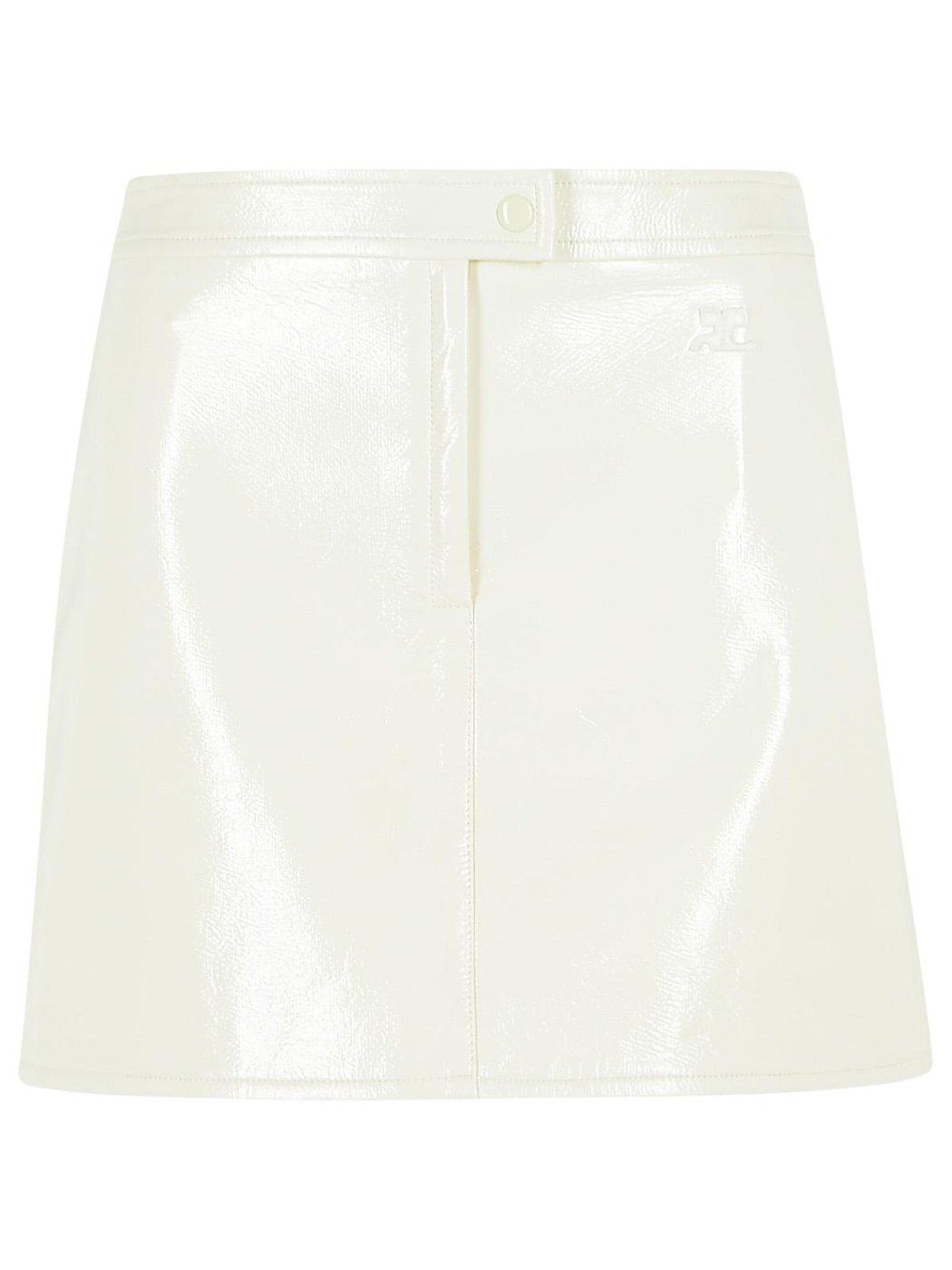 Reedition' White Polyester Blend Miniskirt
