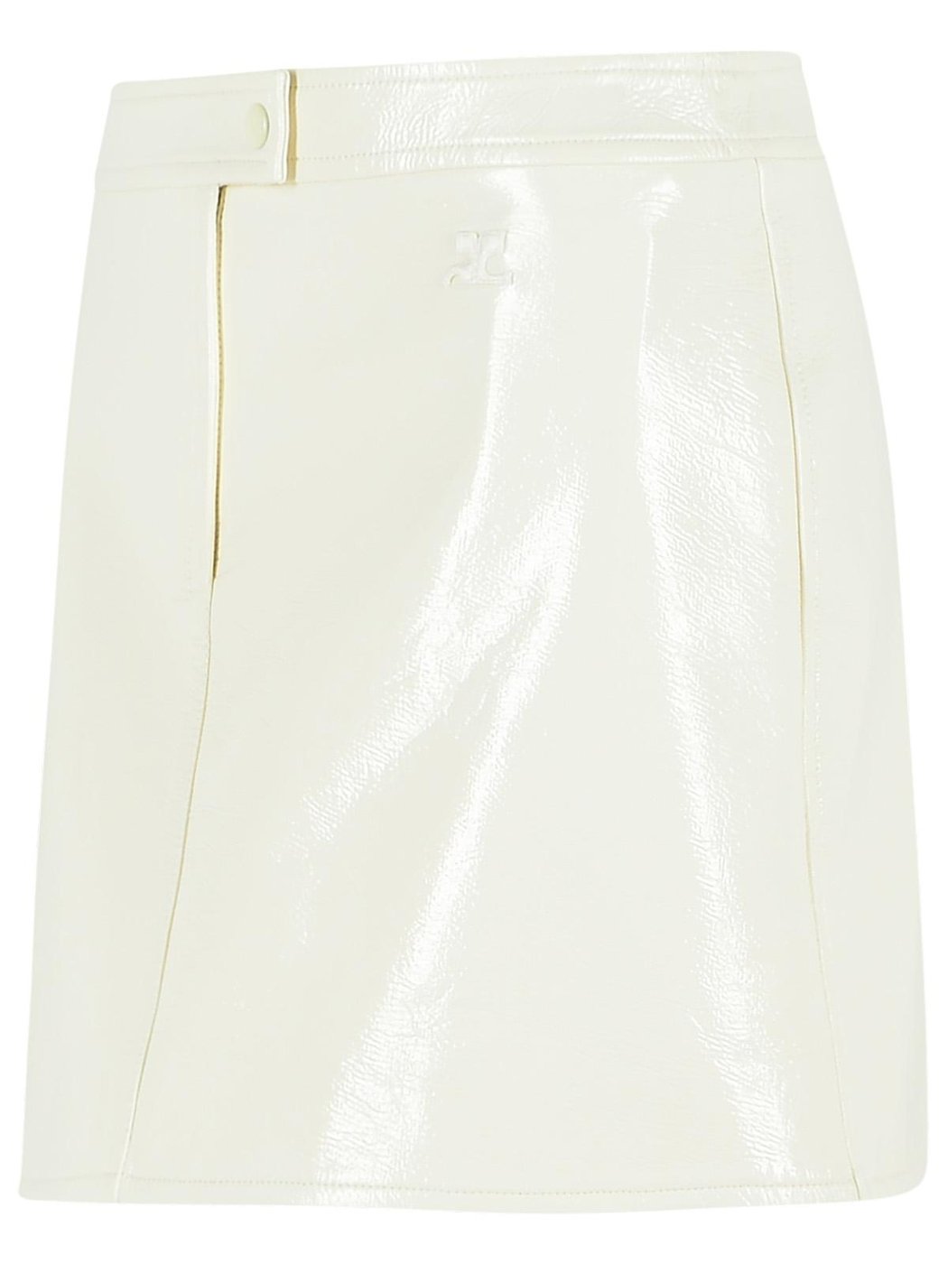 Reedition' White Polyester Blend Miniskirt