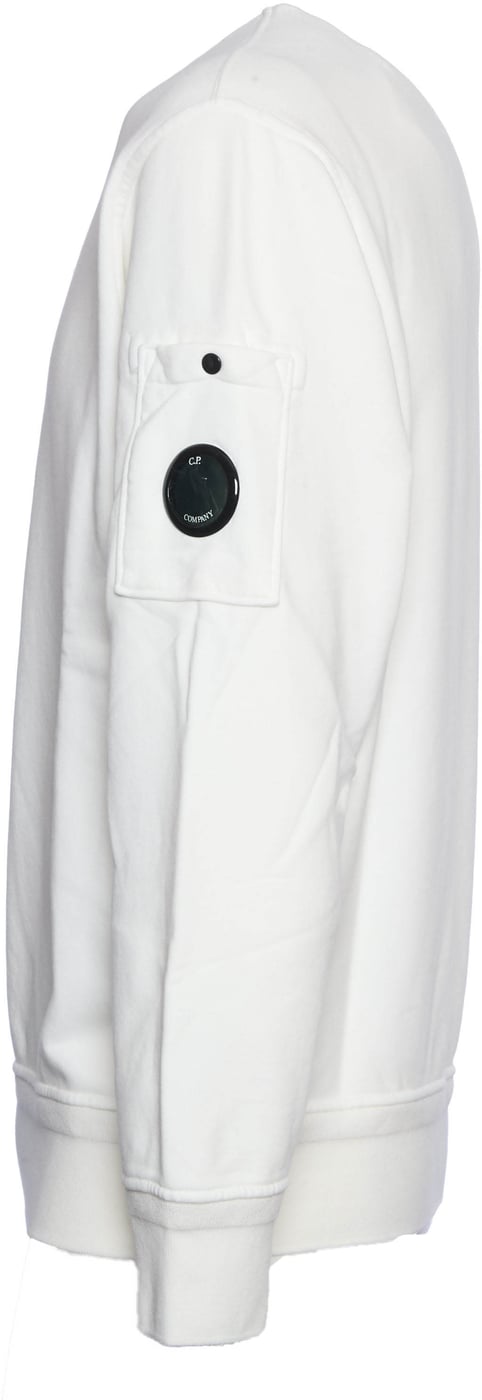 Cotton Diagonal Fleece Crew Neck Sweatshirt