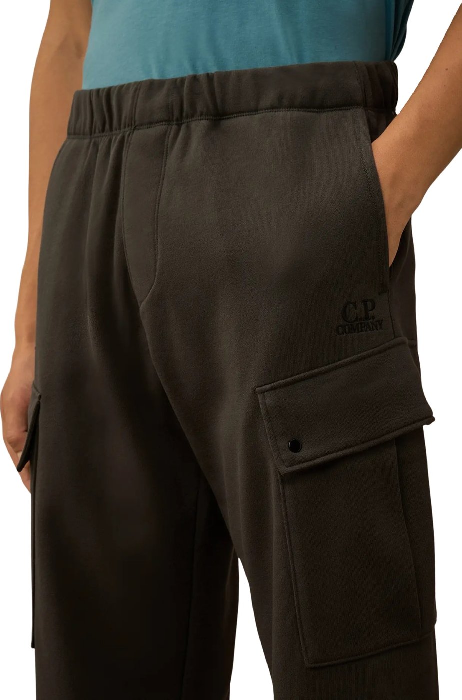 C.P. Company Diagonal Men's Raised Fleece Cargo Sweatpants