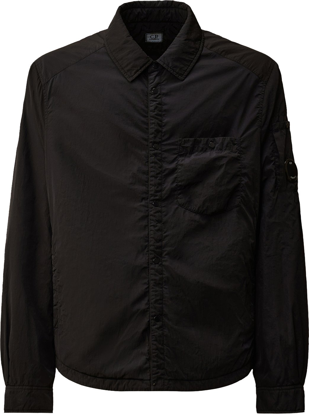 Padded Lens Overshirt with Minimalist Design
