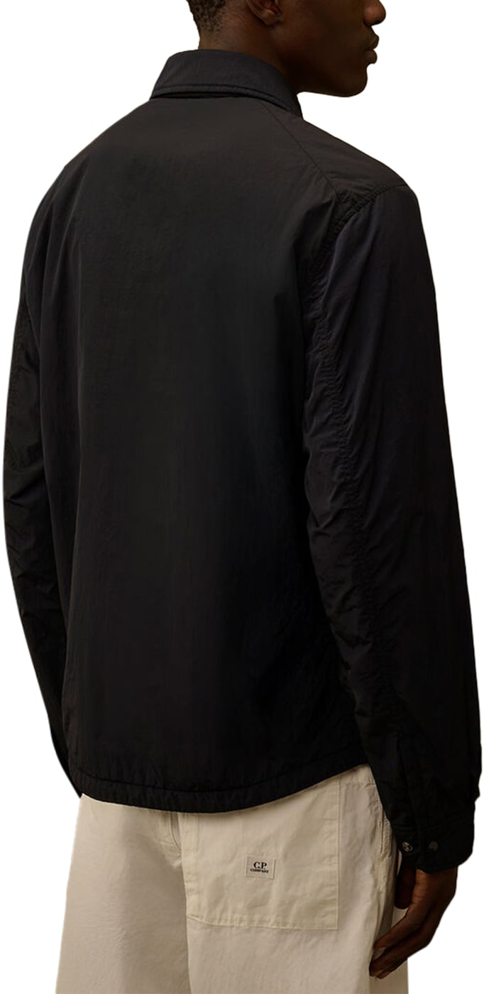 Padded Lens Overshirt with Minimalist Design