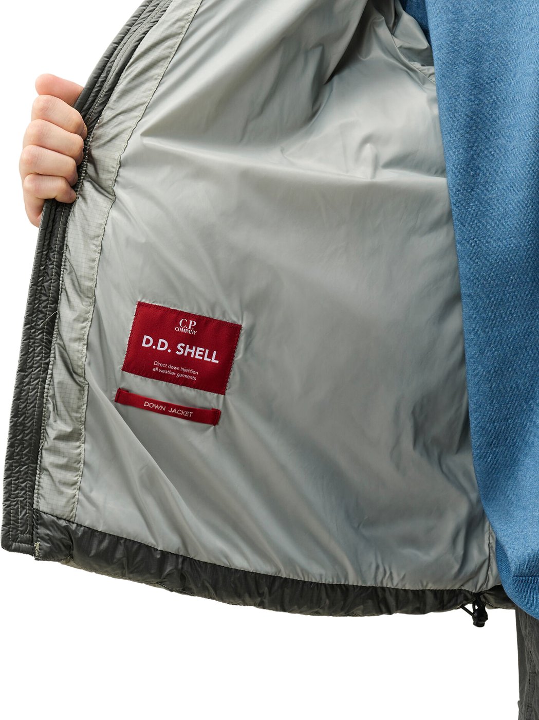 Dd shell hooded puffer jacket