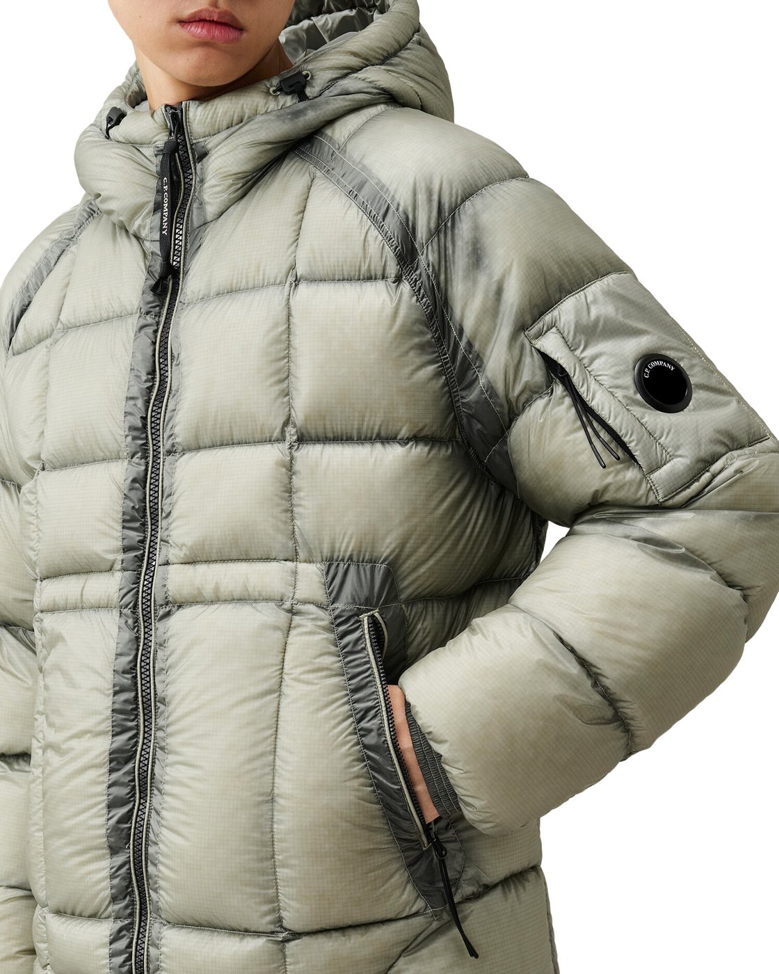 Dd shell hooded puffer jacket