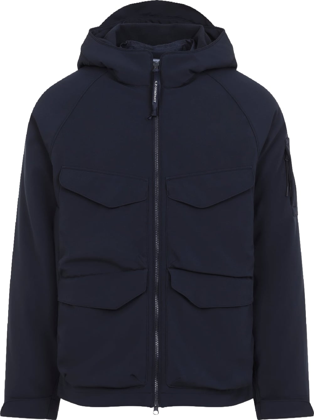 Cp Company Shell Padded Hooded Lens Jacket